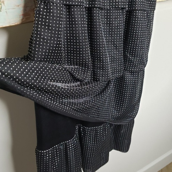 C&M Collection Black Tiered Dress With 3/4 Sleeves & metal studs size 36 / 6 - Picture 10 of 16